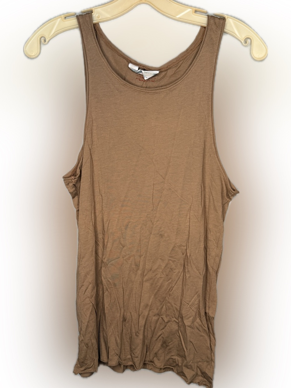Hard Tail Forever Brown Tank Top nwot